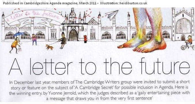 First prize winner CW's short story competition 2010